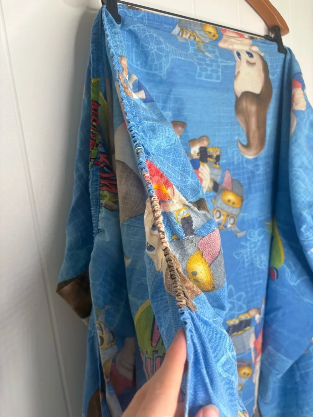 Jimmy Neutron Bed Sheet Fitted Sheet Twin Size Bed 2002 Y2K Kid Bedroom Vintage